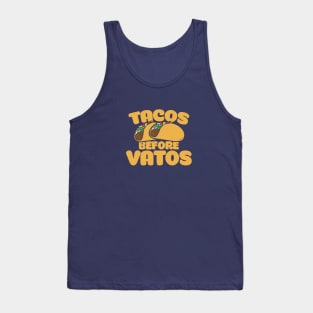 Tacos before vatos Tank Top